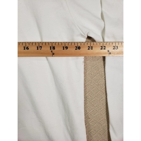 A+ By Sai PDX Sweater Medium White Pullover Sweatshirt Mock Neck Long Sleeve - Picture 12 of 13